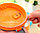 Ланч бокс для еды контейнер пищевой 3 секции (Three layers) 2,1 л оранжевый, фото 3