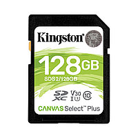 Карта памяти, Kingston, SDS2/128GB, SD 128GB, Canvas Select Plus