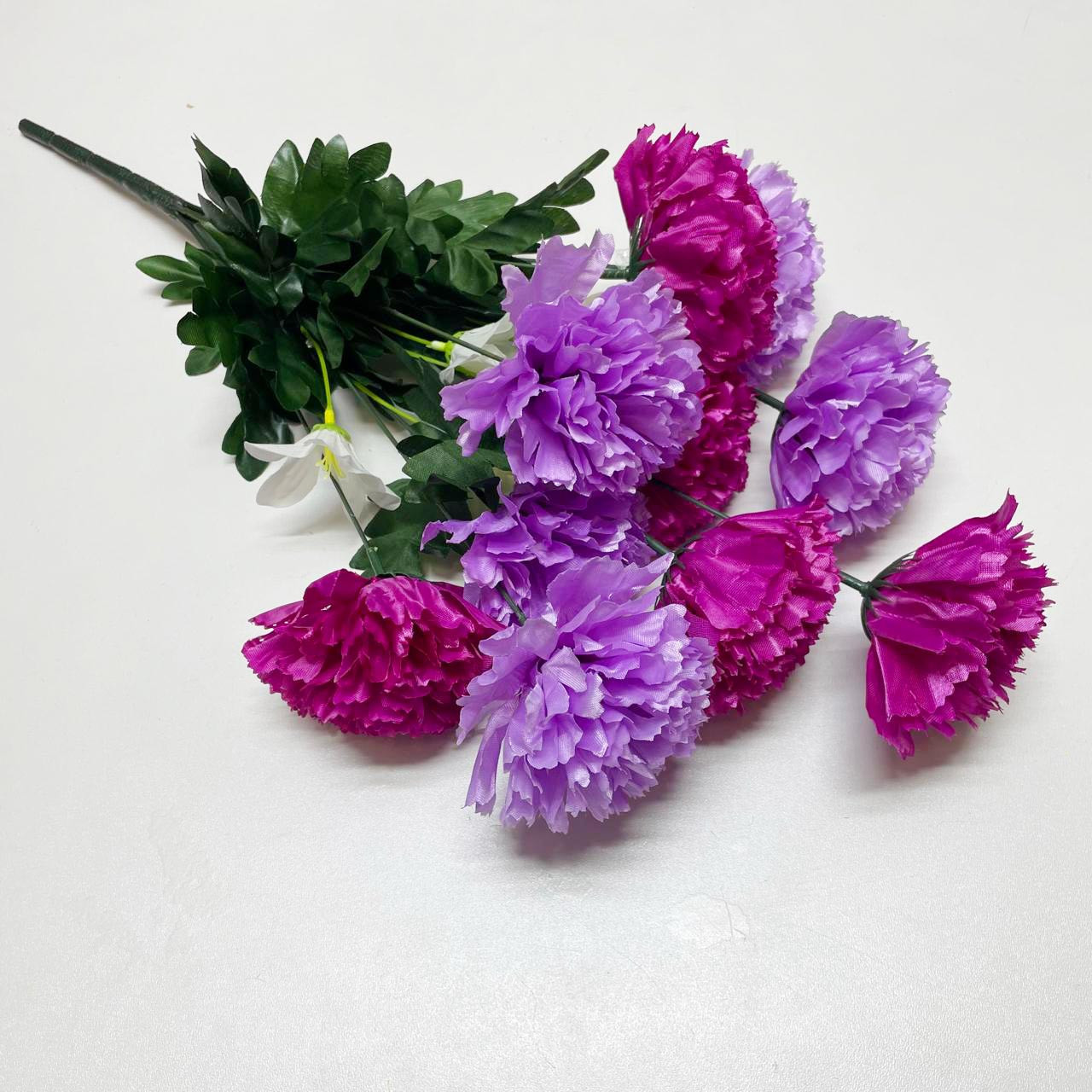 Искусственные цветы Хризантема 50 см фиолетовые - фото 1 - id-p116225344