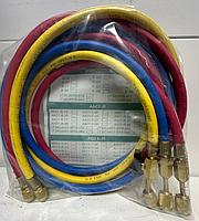 Шланг заправочный  R410, 180см, с вентилем