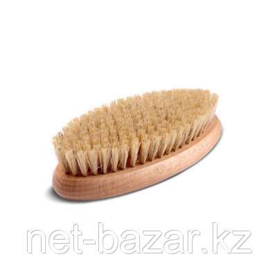 Foam Heroes Natural Boars Hair Brush  щетка для очистки кожи, 15,8*3,3 смсм, фото 1