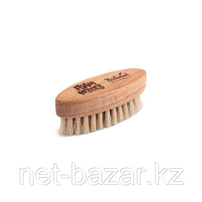 Foam Heroes Natural Boars Hair Brush щетка для очистки кожи, 8.4*2.9см, фото 1