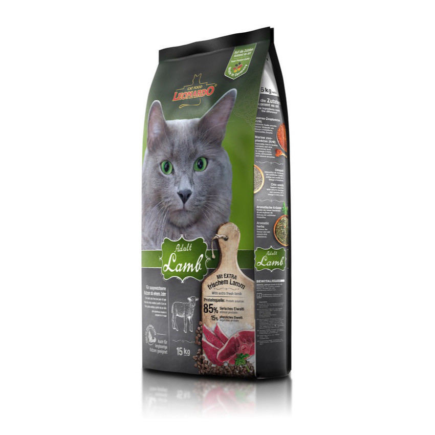 Leonardo Sensitive Adult Lamb 15 кг для привередливых кошек с ягненком и рисом - фото 1 - id-p116297495
