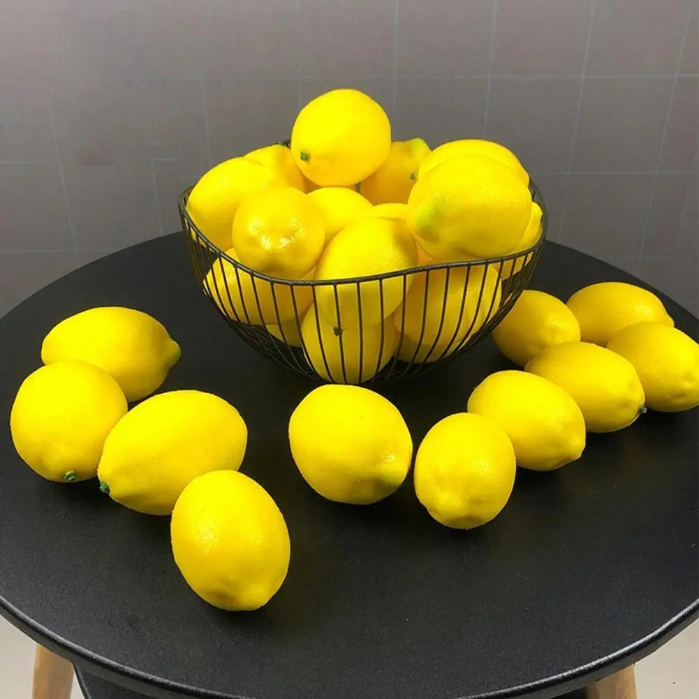 Искусственный фрукт лимон муляж - фото 2 - id-p53476291