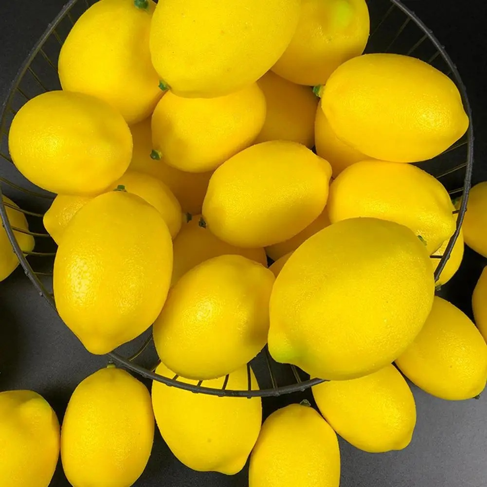 Искусственный фрукт лимон муляж - фото 5 - id-p53476291