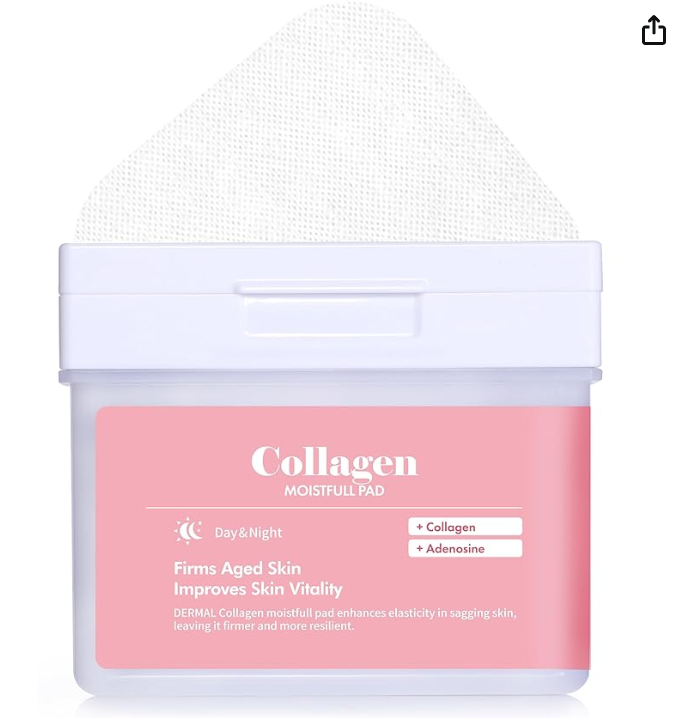 DERMAL Collagen Moistfull Pad Пэды увлажняющие с коллагеном 120 шт, фото 1