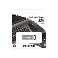 USB-жинақтауыш, Kingston, DTKN/64GB, 64GB, USB 3.2, Күміс