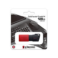 USB-накопитель, Kingston, DTXM/128GB, 128GB, USB 3.2, Черно-красный