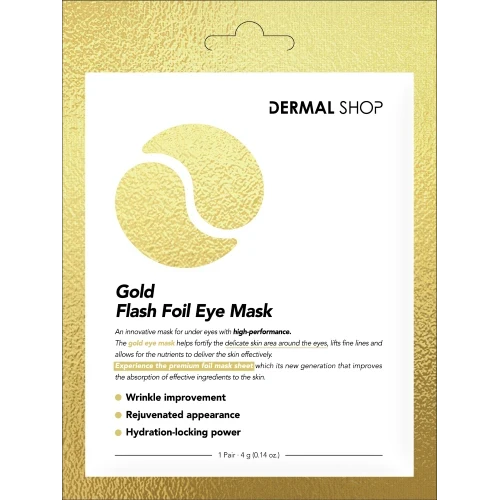 Патчи для кожи вокруг глаз Dermal Gold Fash Foil Eye Mask 5шт