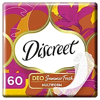 Discreet Прокладки ежедневные Deo Summer Fresh Multiform 60 шт