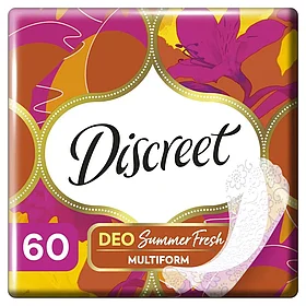Discreet Прокладки ежедневные Deo Summer Fresh Multiform  60 шт