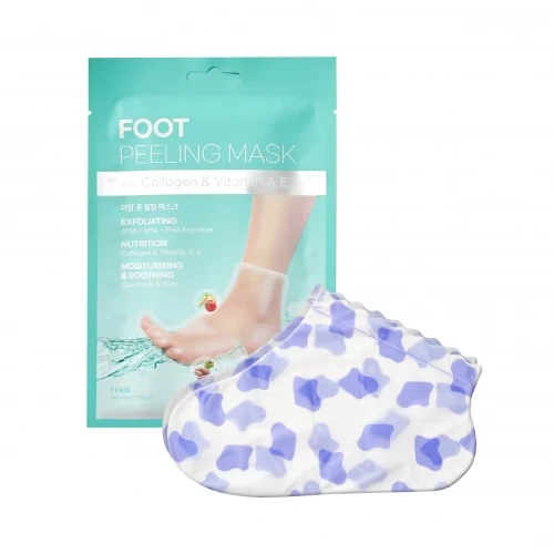 Пилинг-носочки для ног DERMAL Foot Peeling Mask Exfoliating 10шт - фото 1 - id-p116298261