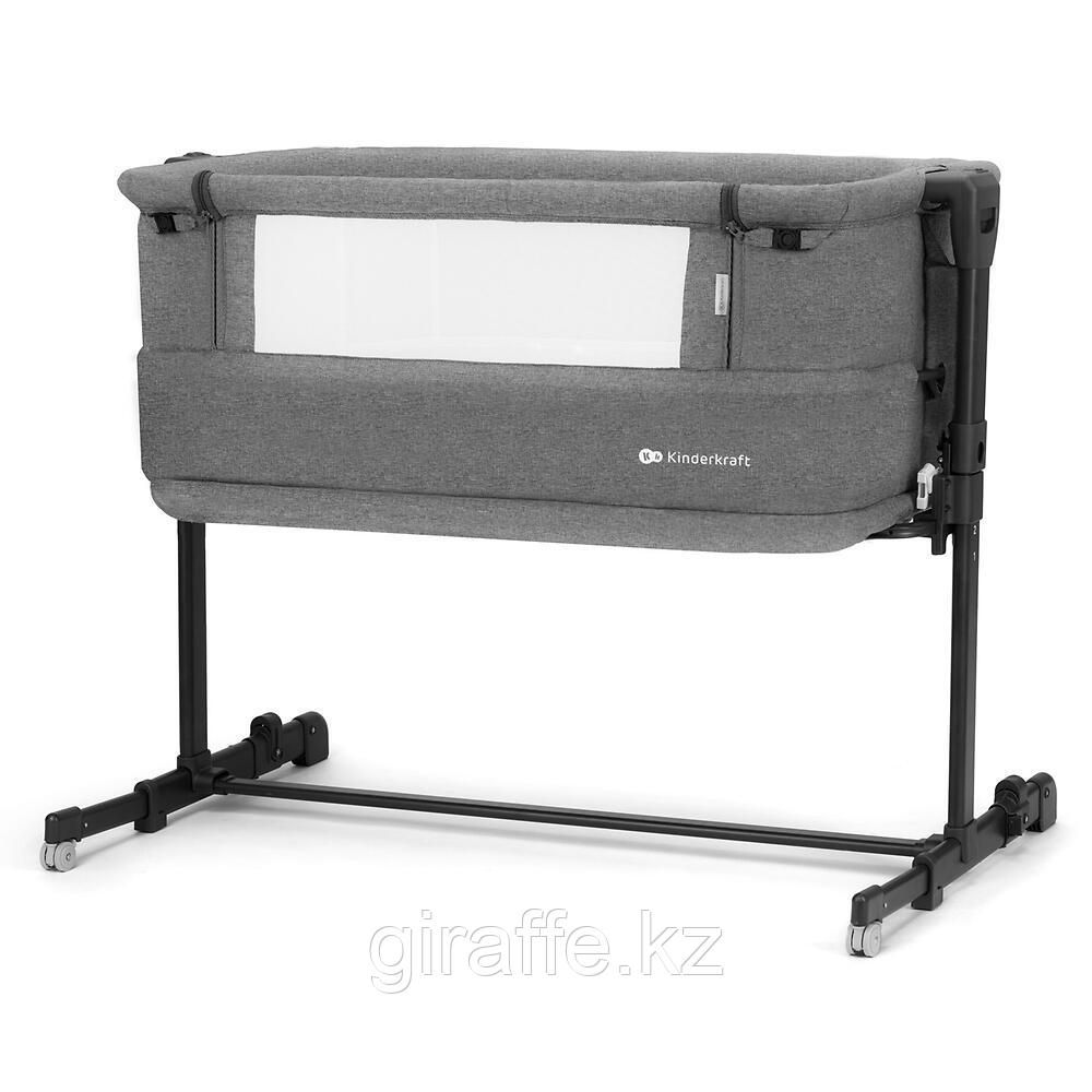 Манеж приставной Kinderkraft NESTE GROW Dark Grey