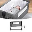 Манеж приставной Kinderkraft  NESTE GROW Light Grey Full Wood, фото 8