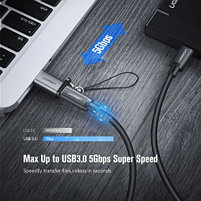 Переходник USB 3.1(f) Type C - USB 3.0(m) US276 (35000) UGREEN, фото 8