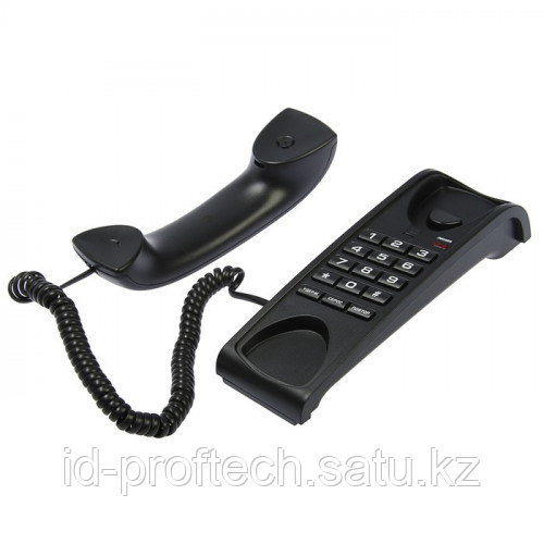 Телефон проводной Ritmix RT-007 черный - фото 1 - id-p116298692