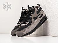 Зимние Кроссовки Nike Air Max 90 41/Серый