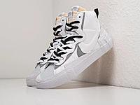 Кроссовки Sacai x Nike Blazer Mid 41/Белый