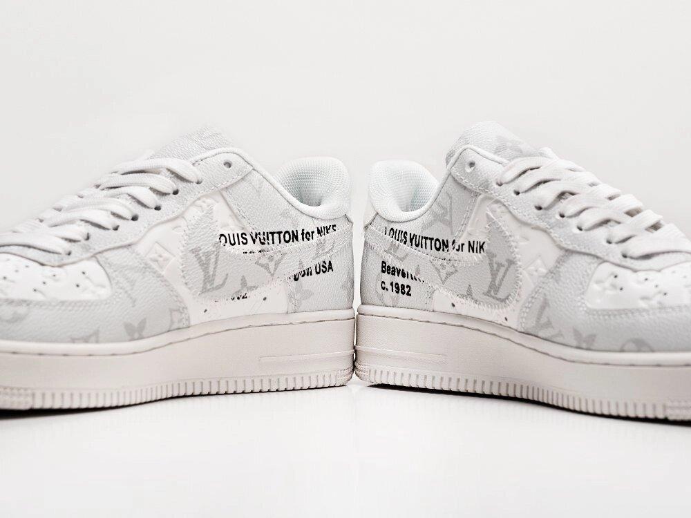 Кроссовки Louis Vuitton x Off-White х Nike Air Force 1 Low 41/Белый - фото 3 - id-p115845030