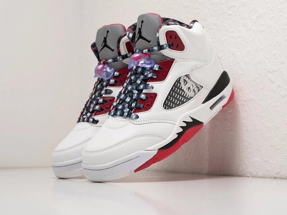 Кроссовки Nike Air Jordan 5 40/Белый - фото 1 - id-p115839000