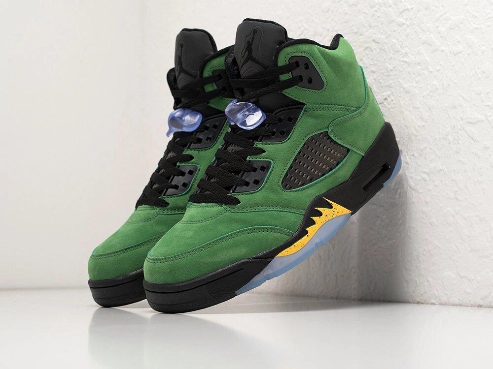 Кроссовки Nike Air Jordan 5 40/Зеленый - фото 1 - id-p115839018