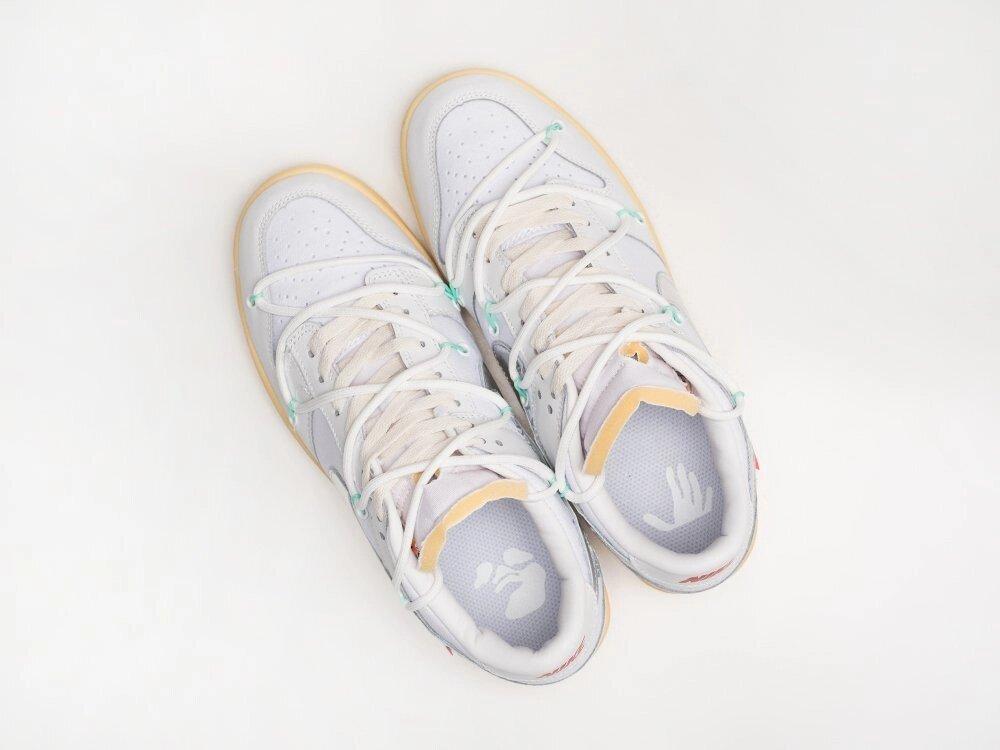 Кроссовки Nike SB Dunk Low x OFF-White 41/Белый - фото 4 - id-p115842679