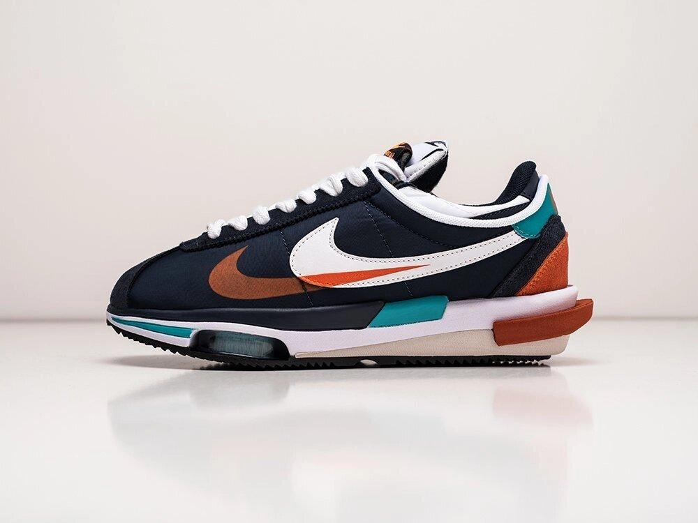 Кроссовки Sacai x Nike Cortez 4.0 40/Синий - фото 5 - id-p115894810