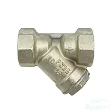 Фильтр сетчатый никелированный Ду25 А50 угловой