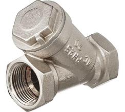 Фильтр сетчатый никелированный Ду32 А50 угловой