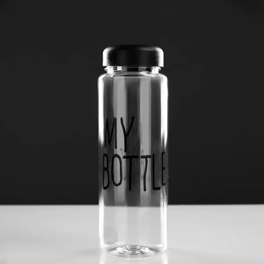 Бутылка для воды "My bottle", с чехлом, объем 500 мл, размер 6 х 19 см, цвет в ассортименте - фото 4 - id-p116299413