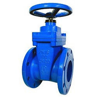 Задвижка чугунная 30ч39р с обрезиненным клином Ду 150 Ру 10/16 Россия