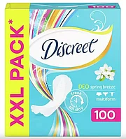 Discreet Прокладки ежедневные DEO SPRING BREEZE MULTIFORM 100 шт