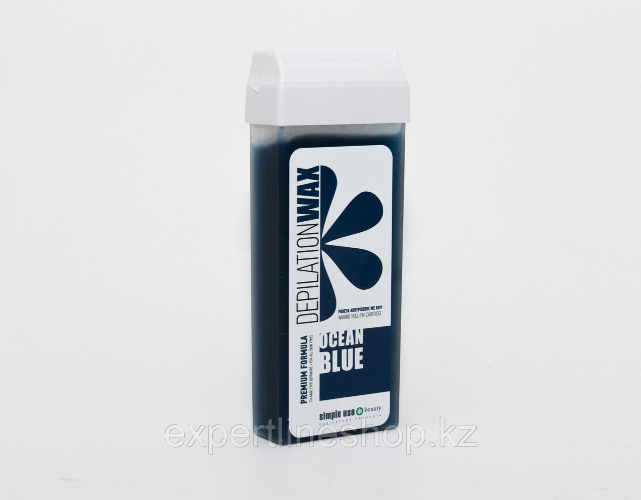 Воск для депиляции SIMPLE USE BEAUTY - OCEAN BLUE (азуленовый), картридж, 100 мл