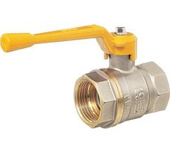 Кран шаровой 11Б27п Ду25 А10 газ вр/вр рычаг никель PN40