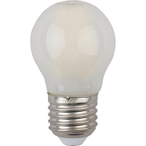 Лампа светодиодная ЭРА, 5 (40) Вт, цоколь E27, шар, холодный белый свет, 30000 ч - фото 3 - id-p116299535