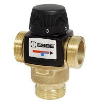 Esbe клапаны VTA572 20-55° үш жақты термостатикалық d1" Квс 4,5 м3/сағ