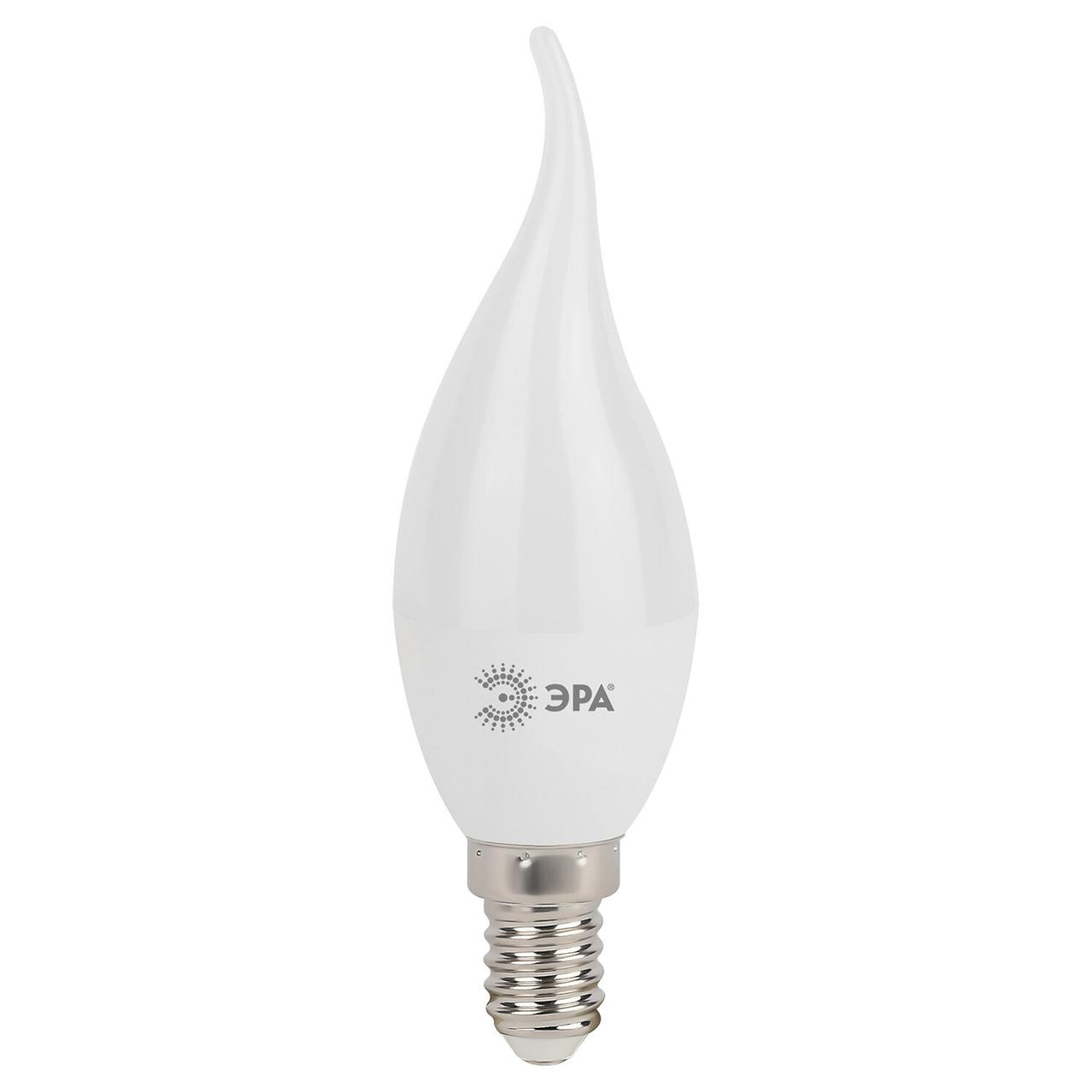 Лампа светодиодная ЭРА, 7 (60) Вт, цоколь E14, "свеча на ветру", теплый белый свет, 30000 ч. - фото 2 - id-p116299546