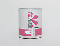 Воск для депиляции SIMPLE USE BEAUTY - PINK TiO2 (розовый), теплый, банка, 800 мл