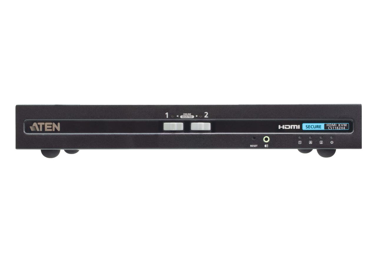 2-портовый, USB, HDMI, защищенный KVM-переключатель (совместим с PSD PP v4.0) CS1182H4 ATEN