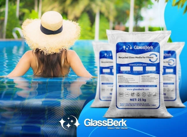 Стеклянный песок GlassBerk для песочных фильтров в бассейне 25 кг. (фракция 1,2-3,2 мм) - фото 5 - id-p116299947