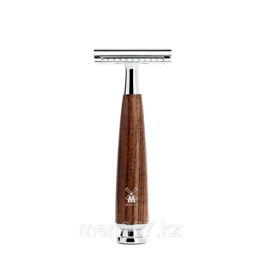 Muehle R220SR RYTMO из ясеня (двусторонняя бритва) (закрытый гребень)