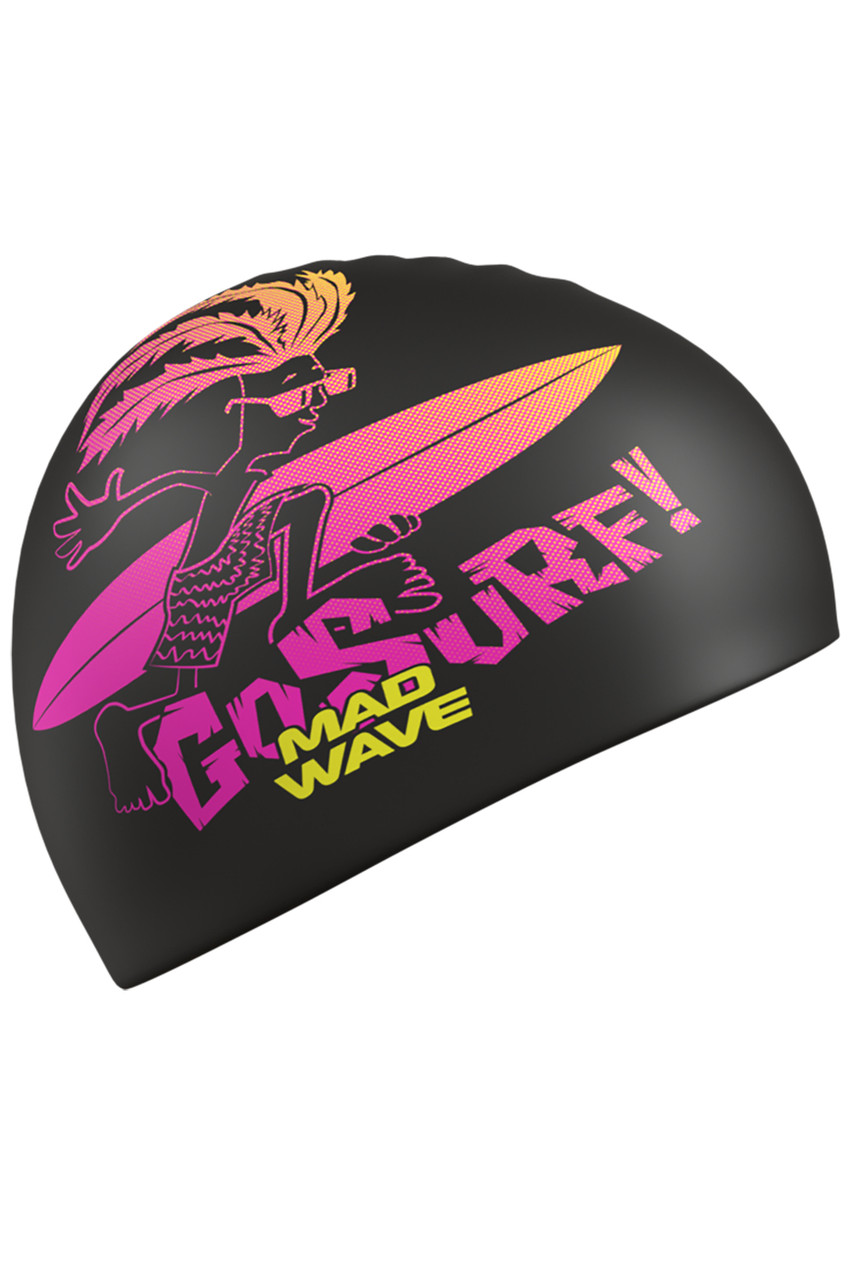 Силиконовая шапочка юниорская Mad Wave Surfer