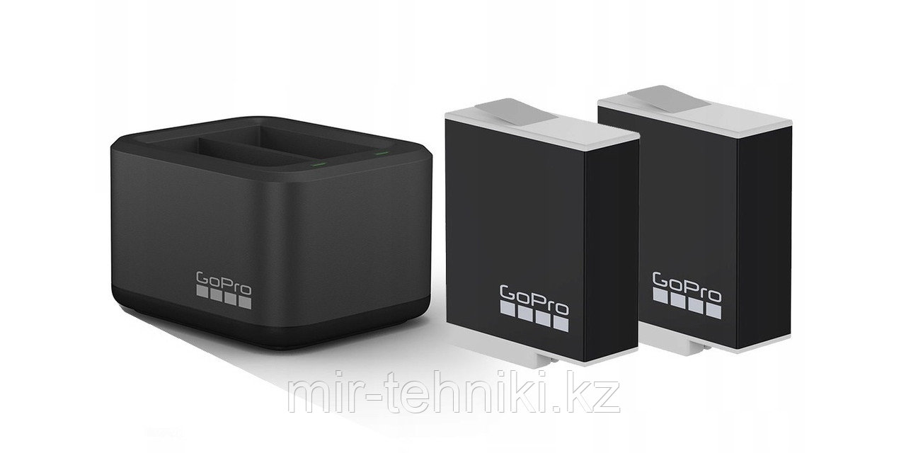 Зарядное устройство + 2 аккумулятора GoPro Dual Charger + Enduro Batteries (ADDBD-211-AS) - фото 1 - id-p116300267