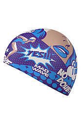 Шапочка для плавания Mad Wave Pop art blue