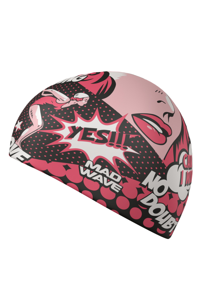 Шапочка Mad Wave Pop art red, фото 1