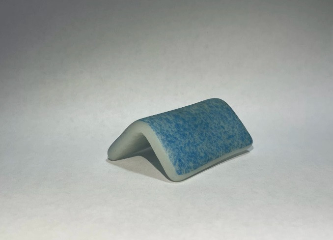 Стеклянная мозаика уголок Reviglass PS-50 (Коллекция Trim, цвет: светло-синий, угловая накладка) - фото 2 - id-p116300314