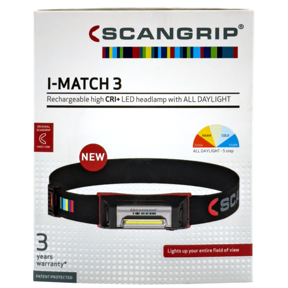 I-Match 3 налобный светодиодный фонарик Scangrip (03.5656) - фото 2 - id-p82946535