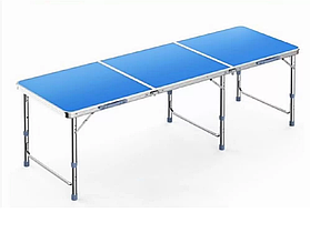 MirCamping CH023 180x60x70 см көк пикникке арналған жиналмалы үстел