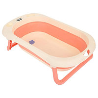 PITUSO Детская ванна складная 81,5 см,встроенный термометр, Pink/Персик 81,5*46*20 см
