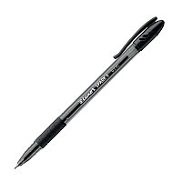 Ручка шариковая Luxor "Spark II" чарная, 0,7мм, грип, корпус черный.